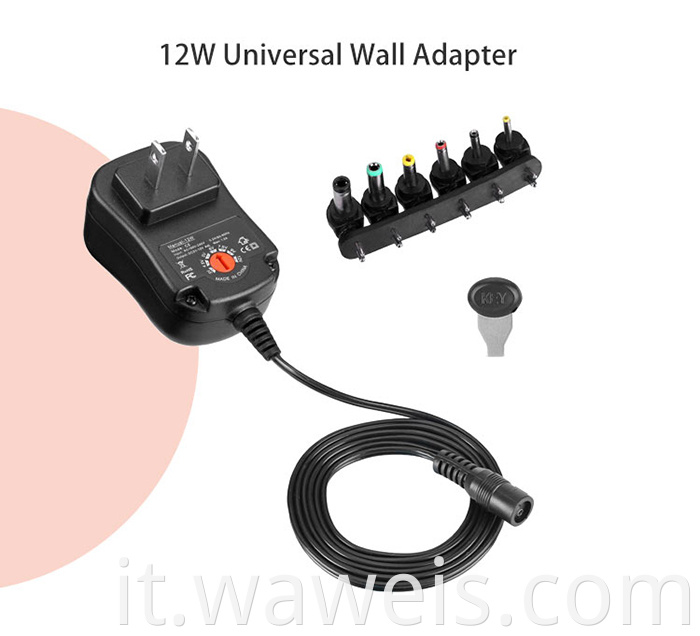 12w universal wall adapter
